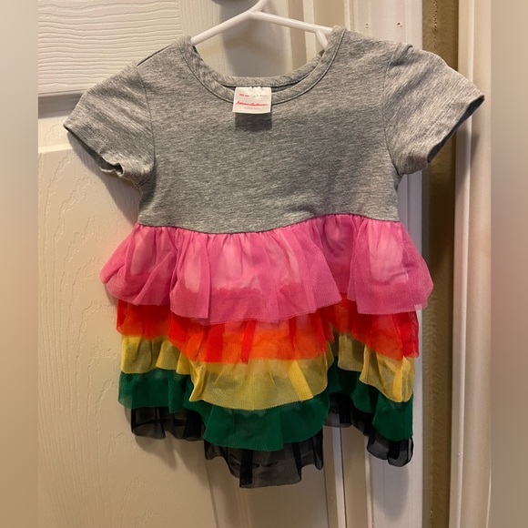 Hanna Andersson Colorful Tulle Dress, size 60 (3-6 months), gently used. - Picture 8 of 11